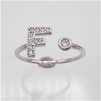 Anello Sartorello Gioielli Donna in Oro bianco Zirconia DN-F-BIANCO - DN-F-BIANCO